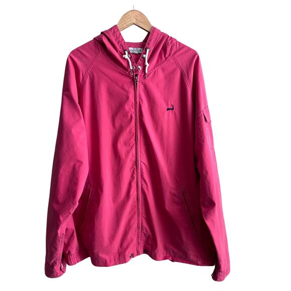 Cuffy's of Cape Code Hooded Embroidered Jacket Red 3XL - Picture 1 of 13